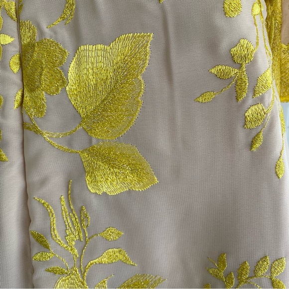 Dress The Population Paige Embroidered Floral Dress Size Small - Picture 3 of 6